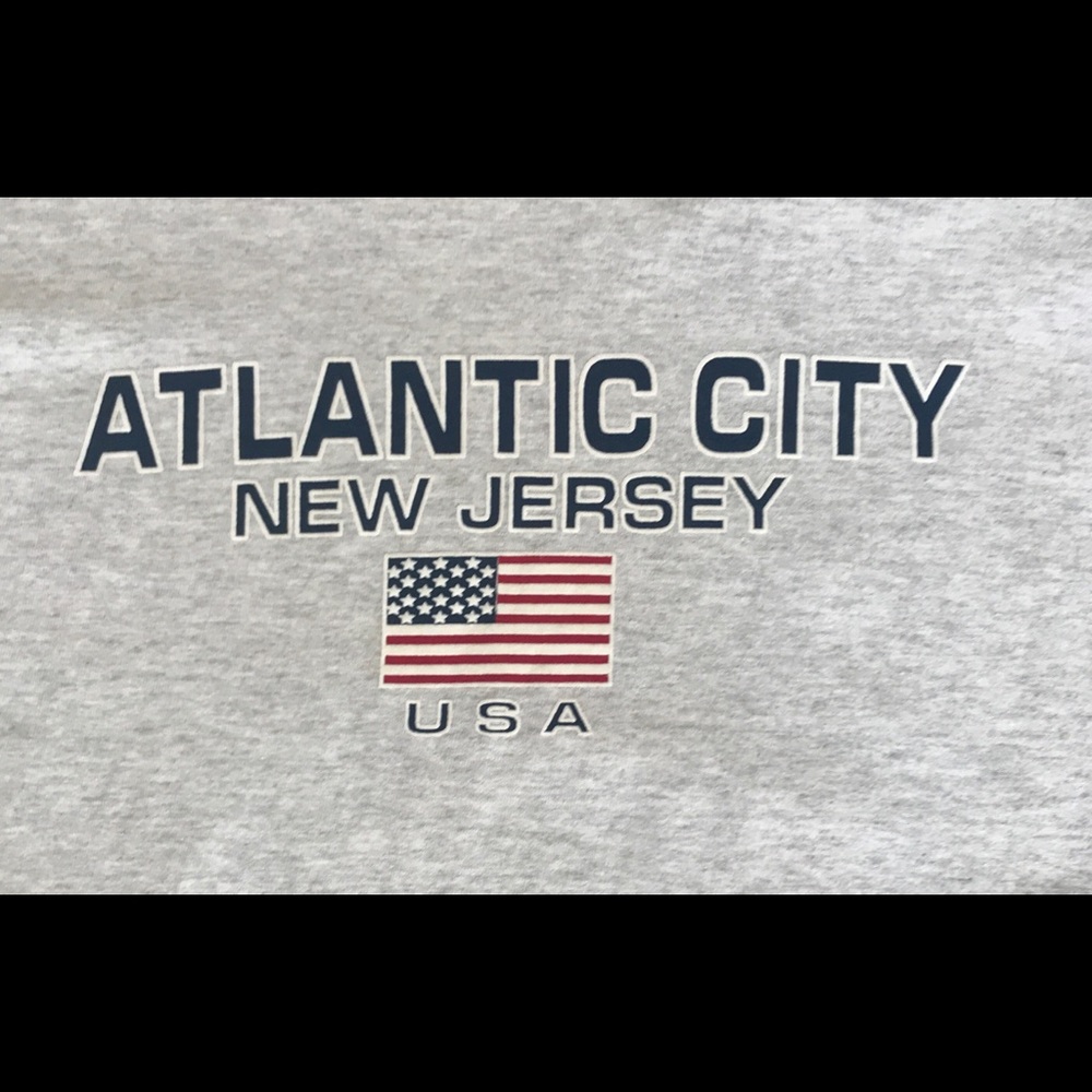 Atlantic City USA flag Unisex Large T-shirt excellent condition